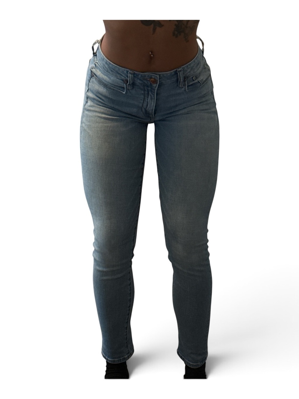 American Eagle Outfitters Women's Skinny Jeans - Light Blue